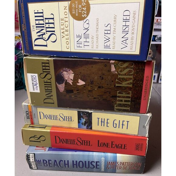 Open Box Audio Book Lot of 5 - Picture 1 of 3